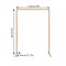 Wedding Arch Backdrop Metal Stand Square Flower Rack Frame Garden Party Decor